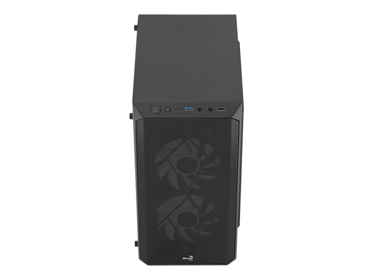 AEROCOOL ADVANCED TECHNOLOGIES AeroCool CS-107-A-BK-v2 - MT - micro ATX - Seitenteil mit Fenster (Acryl), Ansicht 5