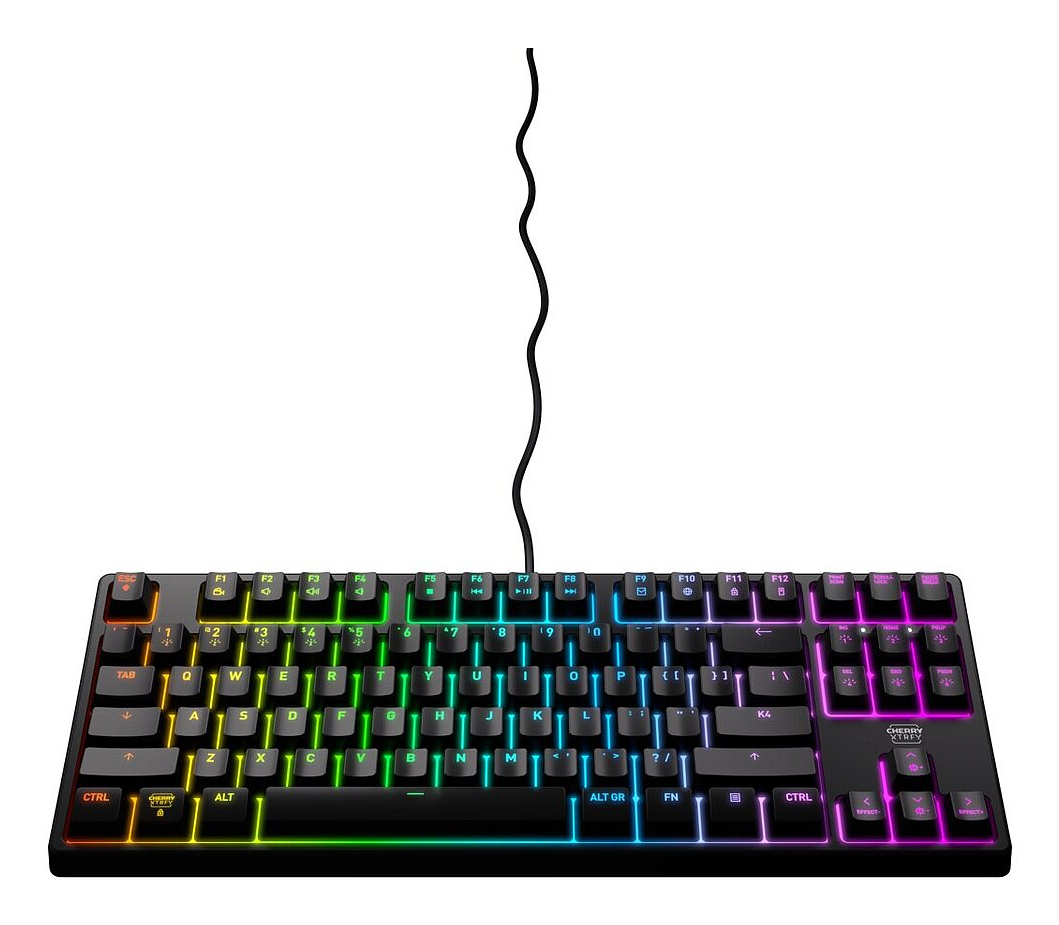 Cherry XTRFY K4V2 - Tastatur - RGB - 80% - TKL - TL: Portugiesisch, QWERTY, Ansicht 2