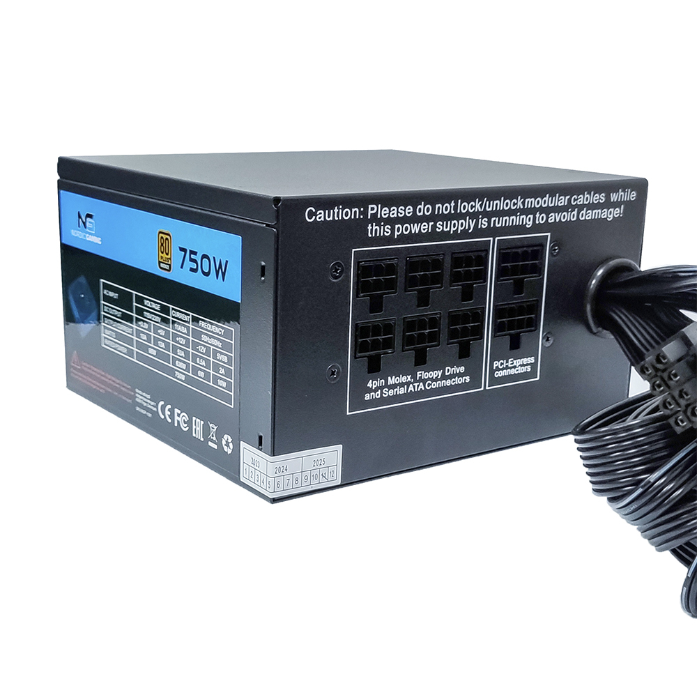 Nordic Gaming GAMING 750W PSU, Ansicht 4