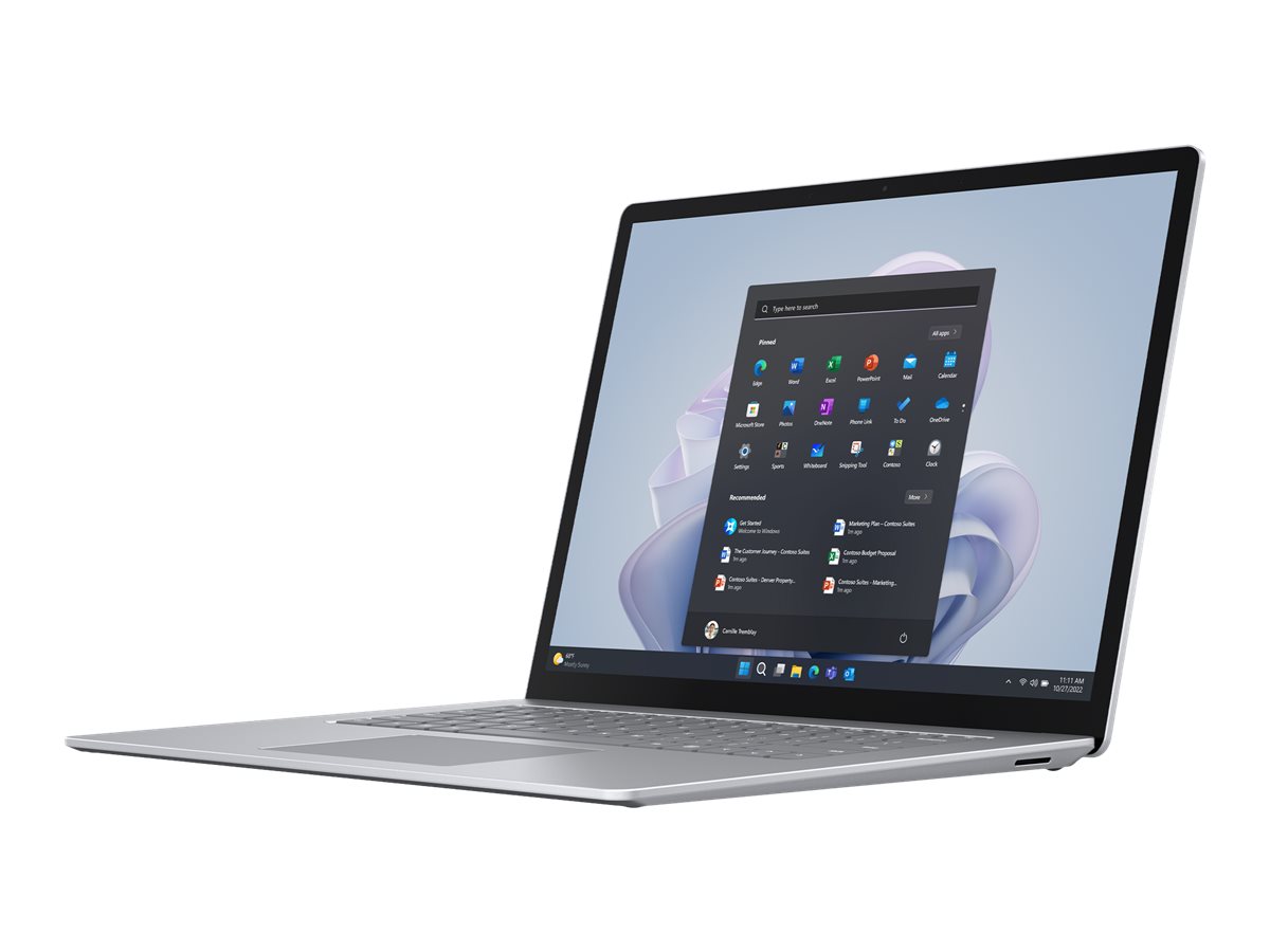 Microsoft Surface Laptop 5 for Business - Intel Core i7 1265U / 1.8 GHz - Evo - Win 10 Pro - Iris Xe Graphics - 16 GB RA