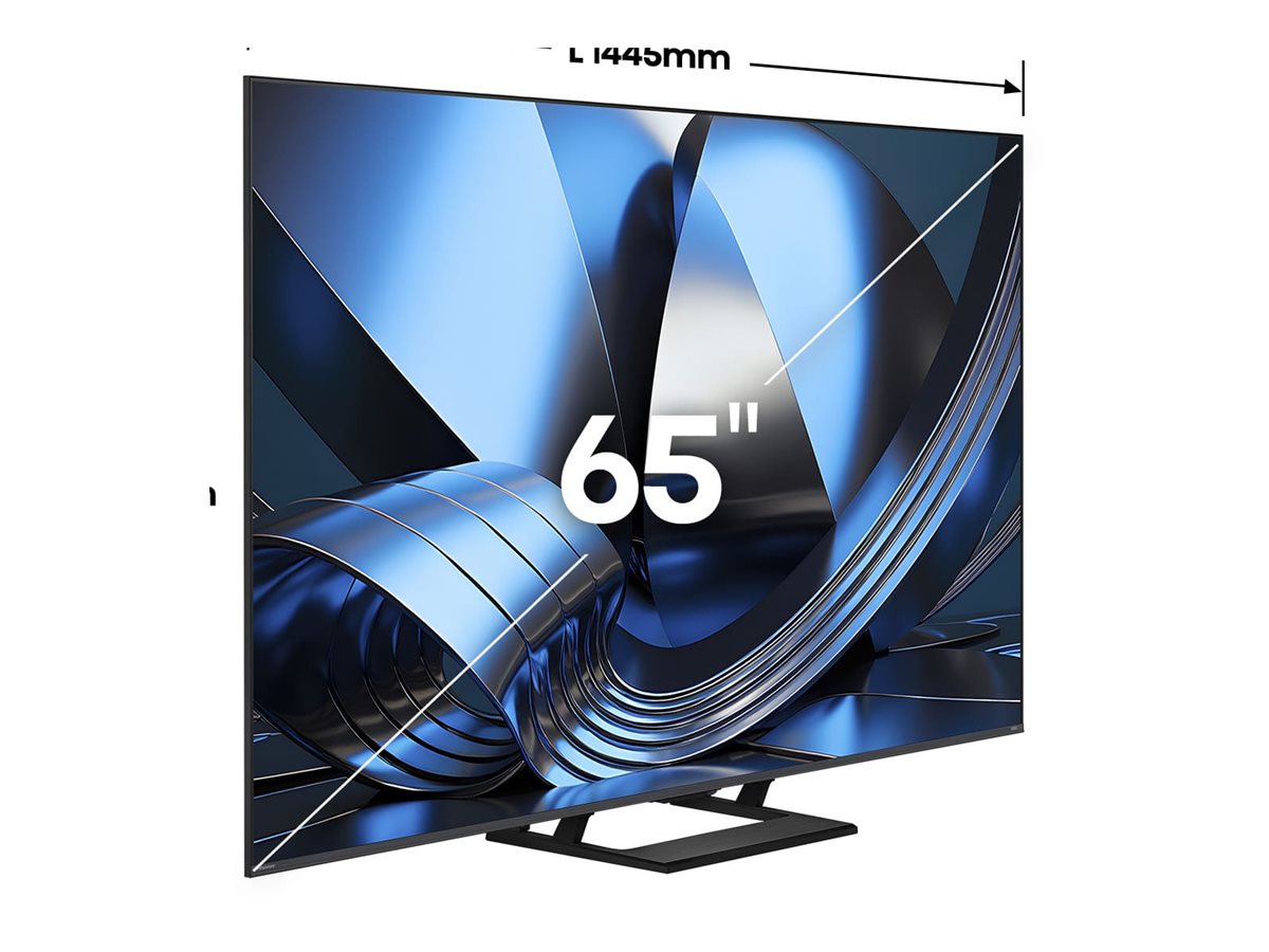 Hisense U7SE 65" Mini LED 4K Smart TV Schwarz