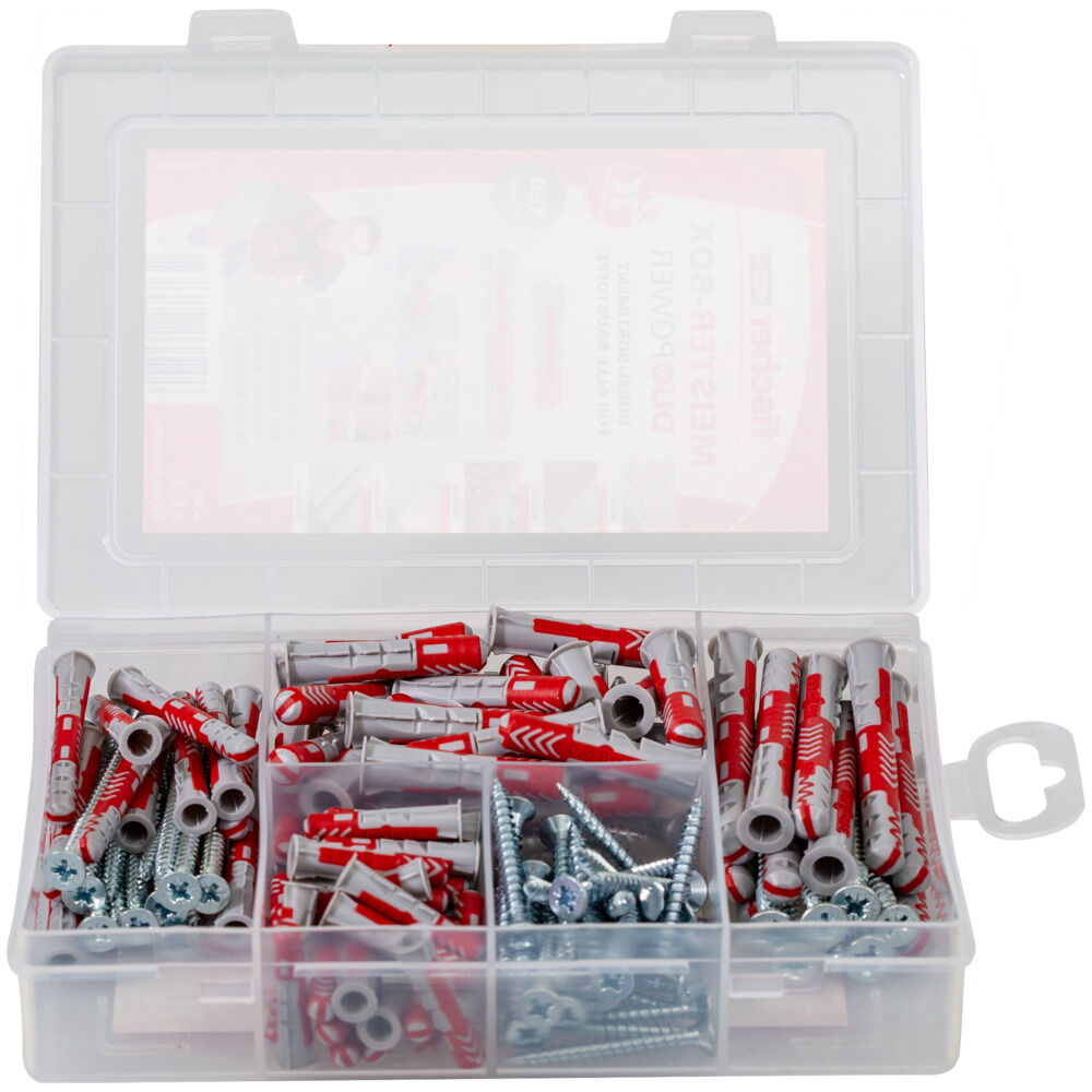fischer 540299 - Schrauben- & Dübelsatz - Holz - 150 Stück(e) - Box, Ansicht 4