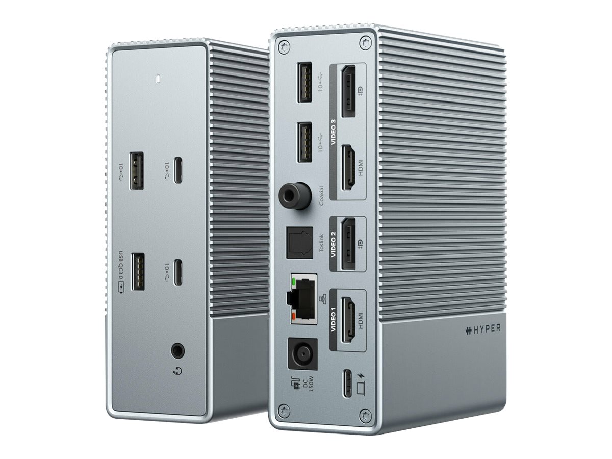 Targus HyperDrive GEN2 - Dockingstation - USB-C - 2 x HDMI, 2 x DP - 1GbE - für Apple MacBook Air (Mitte 2022)