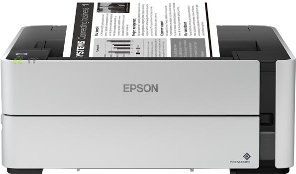 Epson EcoTank ET-M1170, 1200 x 2400 DPI, A4, 20000 Seiten pro Monat, 39 Seiten pro Minute, Doppelseitiger Druck, Grau