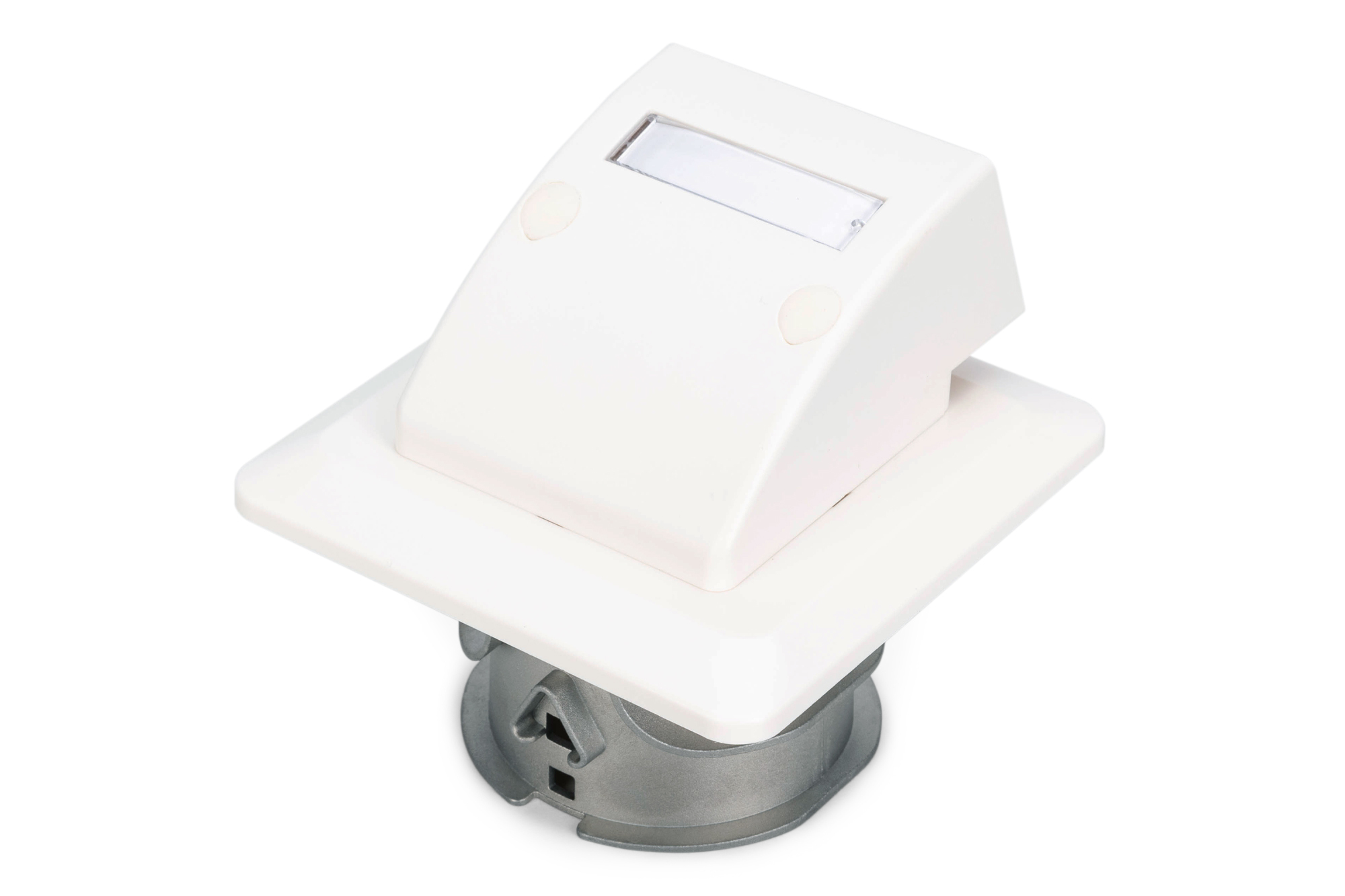 DIGITUS FTTH Glasfaser Unterputz-Wandanschlussdose, für SC/LC-Adapter, Ansicht 2