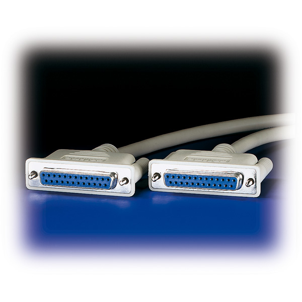 ROLINE Kabel seriell - DB-25 (W) zu DB-25 (W), Ansicht 2