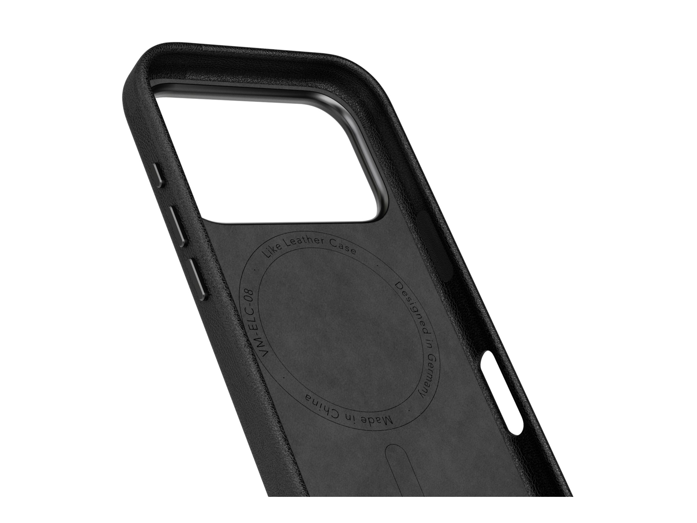 Vonmählen Like Leather - Hintere Abdeckung für Mobiltelefon - MagSafe-Kompatibilität - Polycarbonat (PC), Ansicht 3