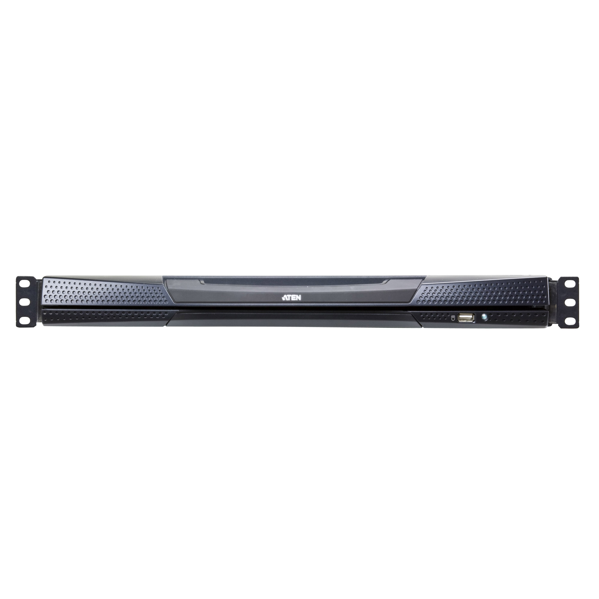 ATEN KL1508Ai - 1600 x 1200 Pixel - Eingebauter Ethernet-Anschluss - Rack-Einbau - 34 W - 1U - Schwarz, Ansicht 4