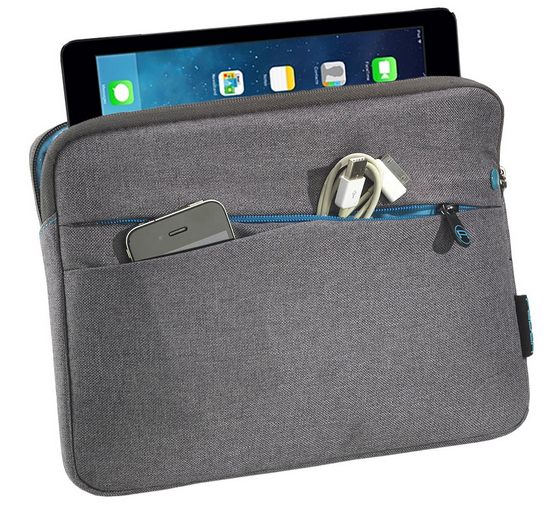 PEDEA Fashion - Tasche für Tablet - Nylon - Grau - 12.9 - für Apple 12.9-inch iPad Pro (1. Generation, 2. Generation), Ansicht 2