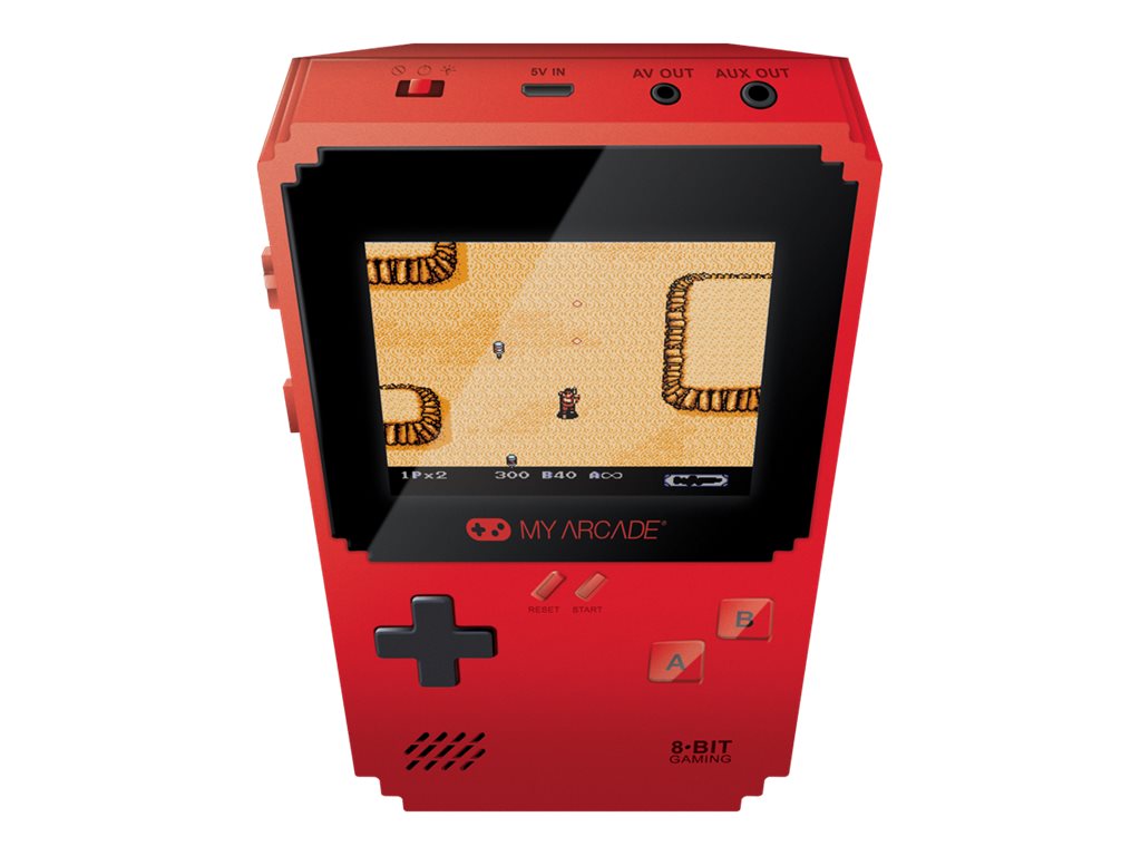 MyArcade My Arcade Pixel Classic - Schwarz - Rot - Mikro-USB - 3,5 mm - AAA - Alkali, Ansicht 2