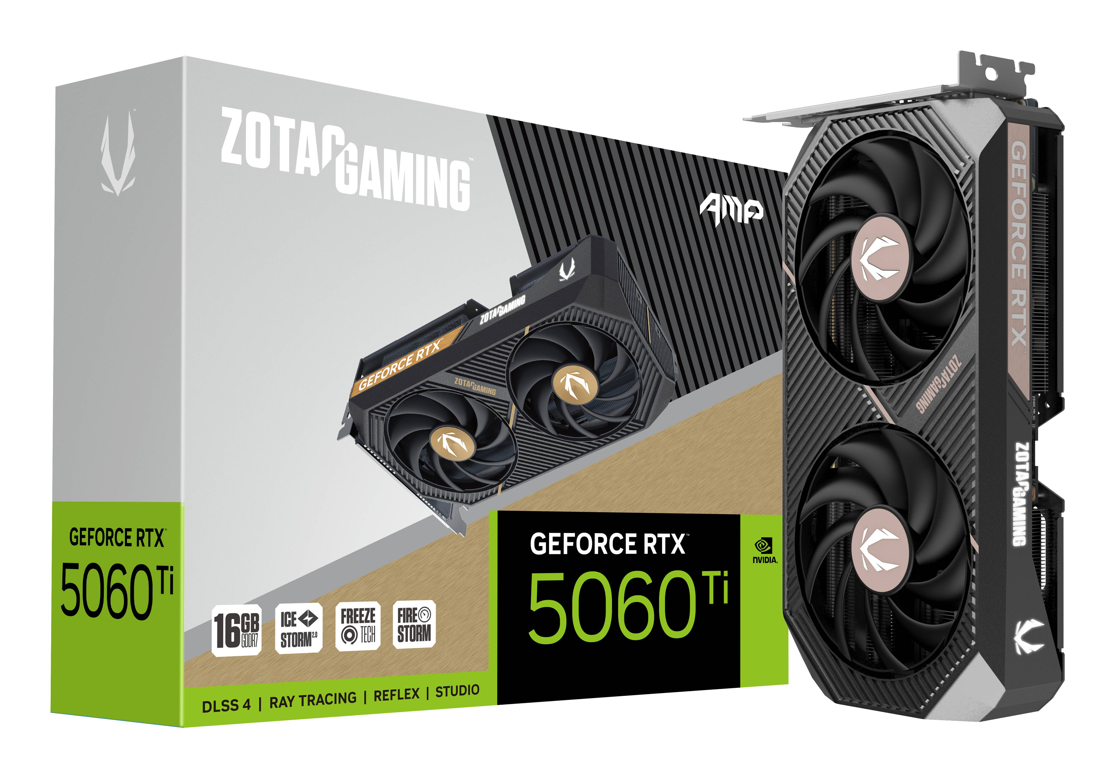 ZOTAC GAMING GeForce RTX 5060 Ti 16GB AMP - Grafikkarten, Ansicht 2