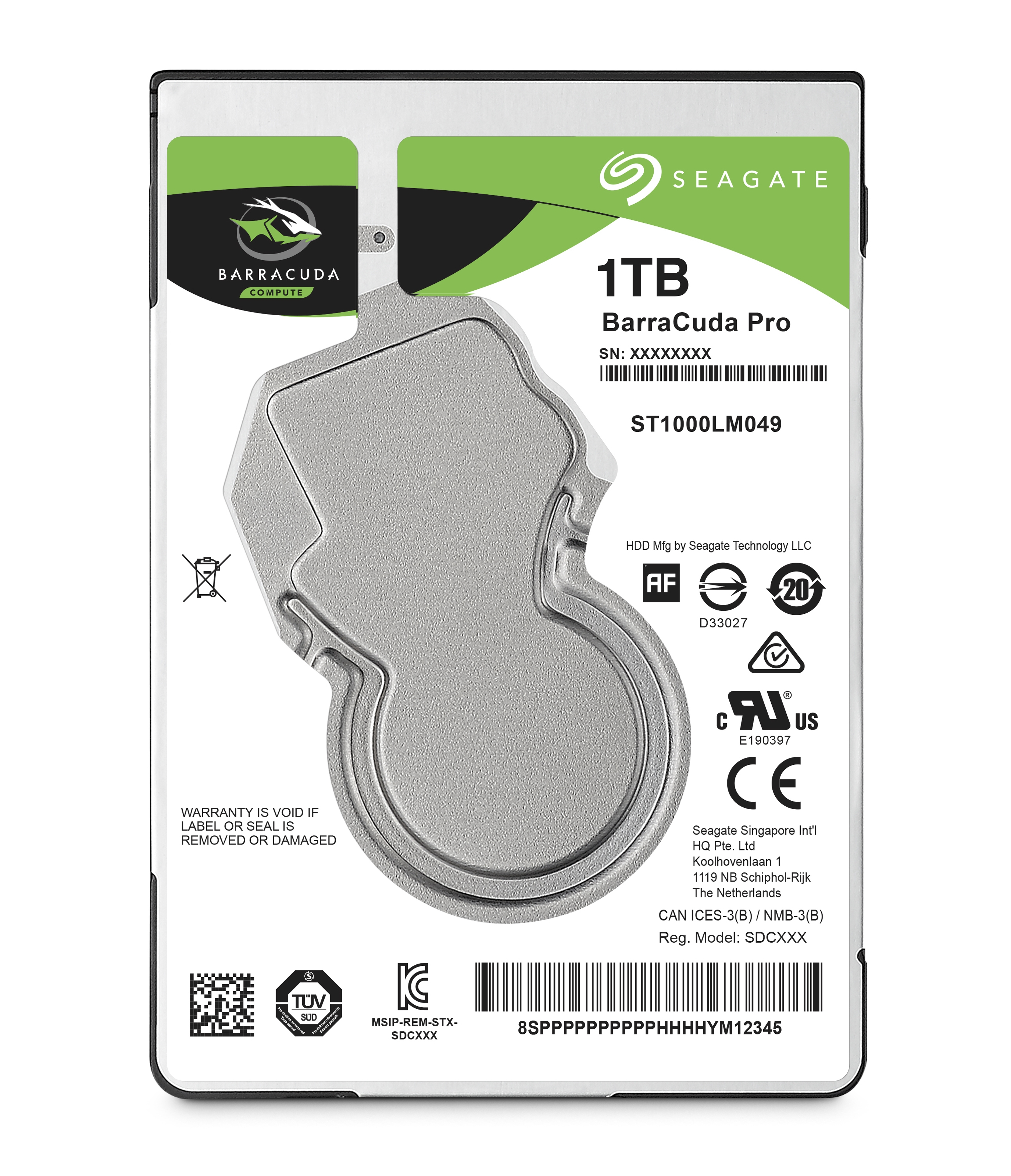 Seagate Barracuda Pro, 2.5&quot;, 1 TB, 7200 RPM