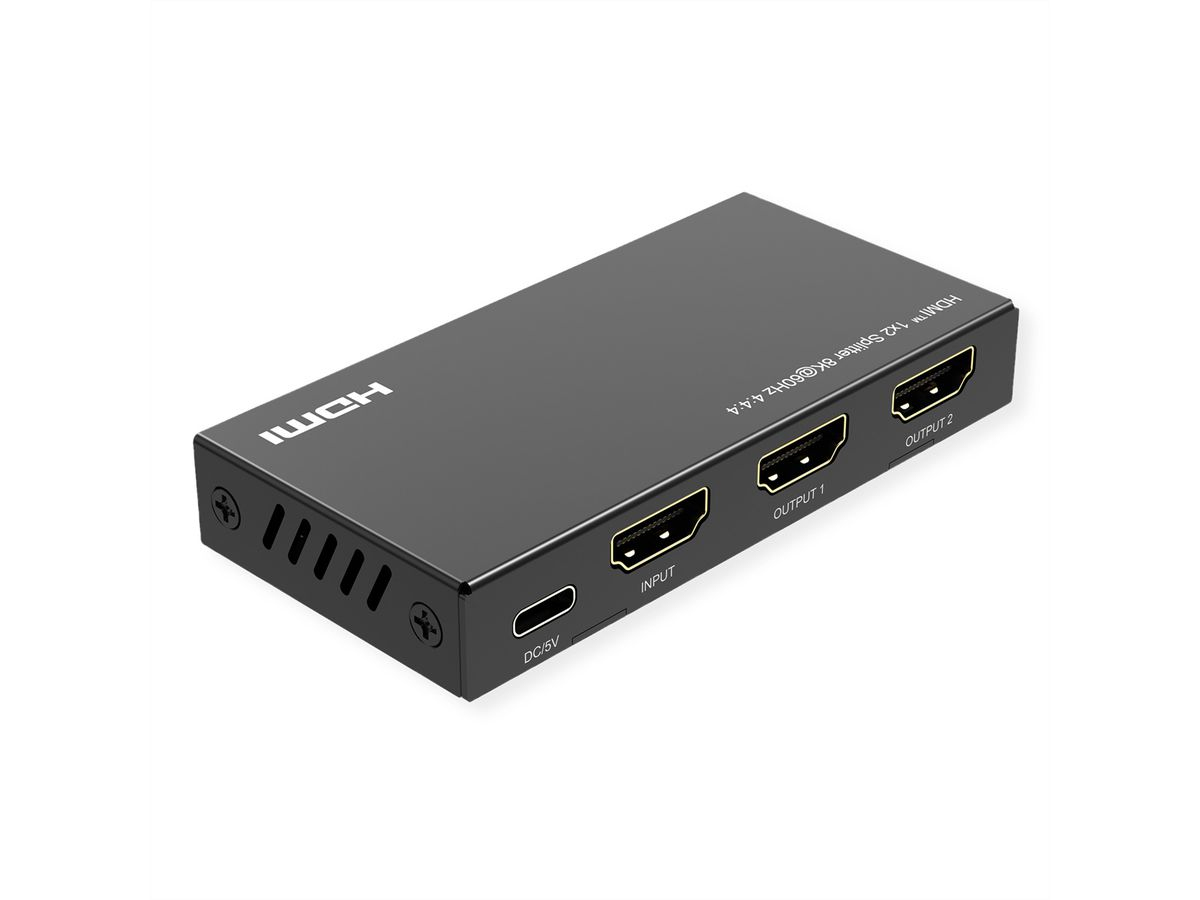 ROLINE HDMI-Splitter 8K60Hz 2fach, Ansicht 2