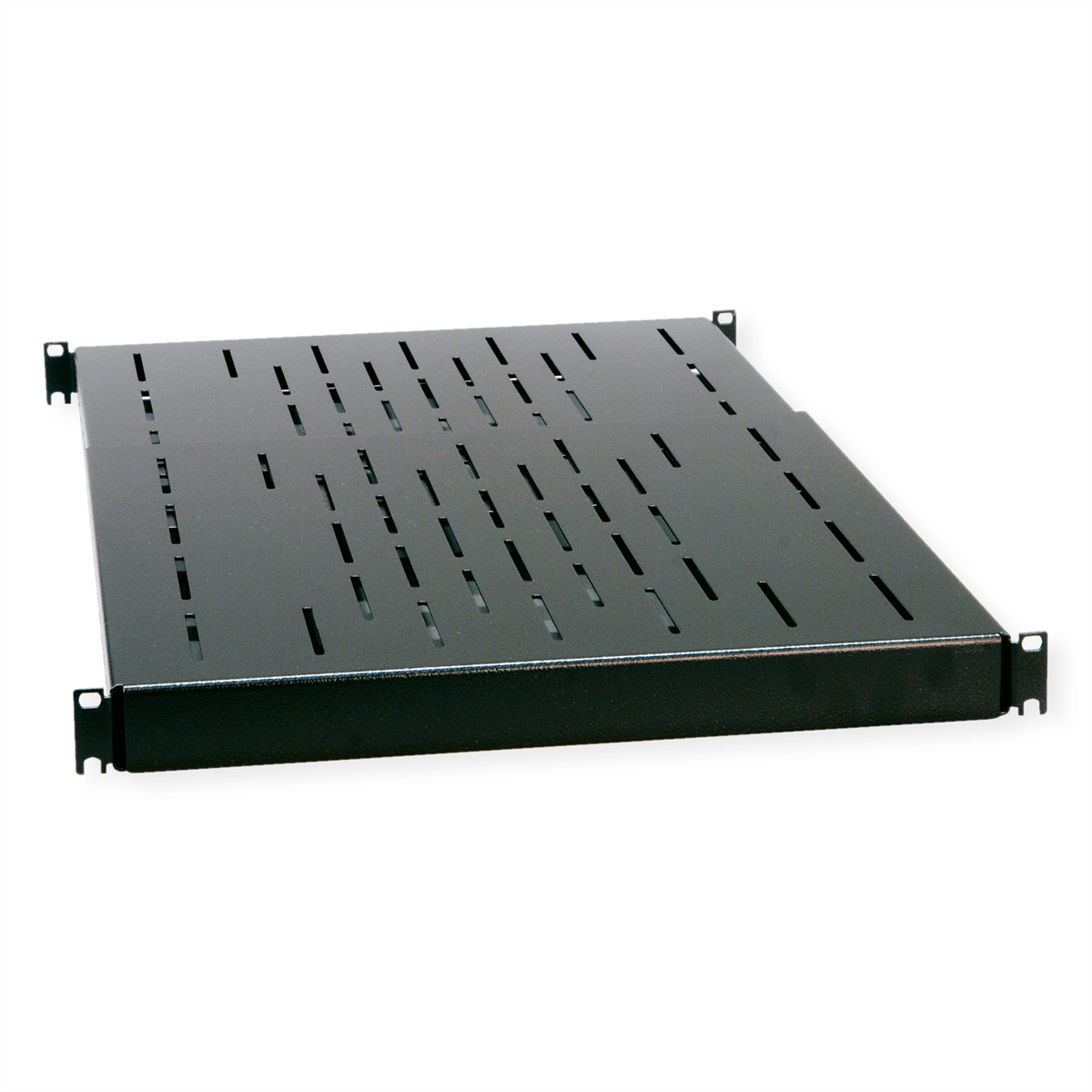 APRA apraNET VARIplain - Rack - Regal - RAL 9005, Dark Black - 1U - 48.3 cm (19), Ansicht 2
