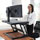 Ergotron WorkFit-T - Edelstahl - Schwarz - 15,9 kg - 380 mm - 22,3 kg - 980 x 710 x 216 mm, Ansicht 4