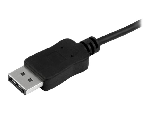 StarTech.com 6ft1.8m USB C to DisplayPort 1.2 Cable 4K 60Hz USB-C to DisplayPort Adapter Cable HBR2 USB Type-C DP Alt Mode to DP Monitor Video Cable Works with Thunderbolt 3 Black - USB-C Male to DP Male - DisplayPort-Kabel - 24 pin USB-C (M)
