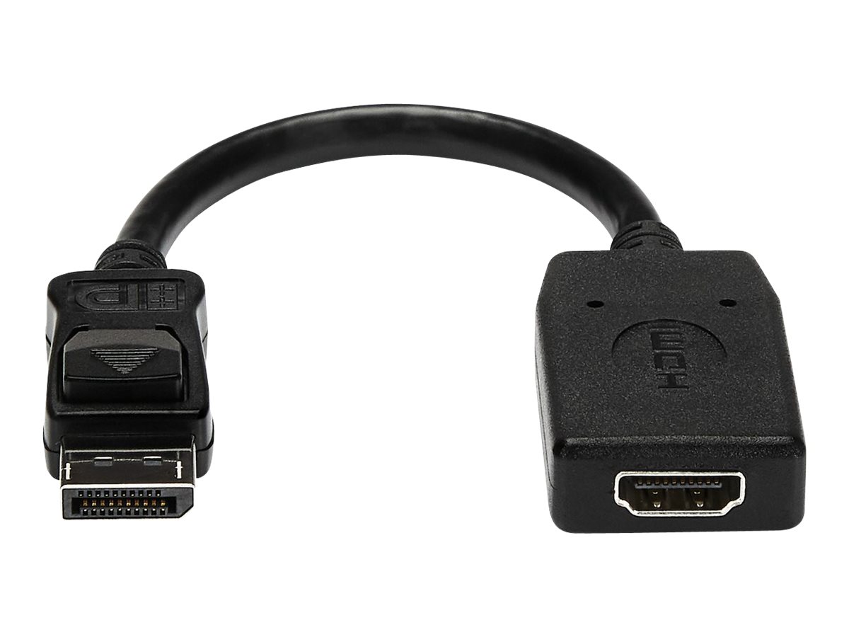StarTech.com DisplayPort auf HDMI Video Adapter / Konverter - DP zu HDMI mit bis zu 1920x1200 - DP / HDMI Länge 24cm (Stecker/Buchse) - Videoadapter - DisplayPort männlich zu HDMI weiblich - 24 cm