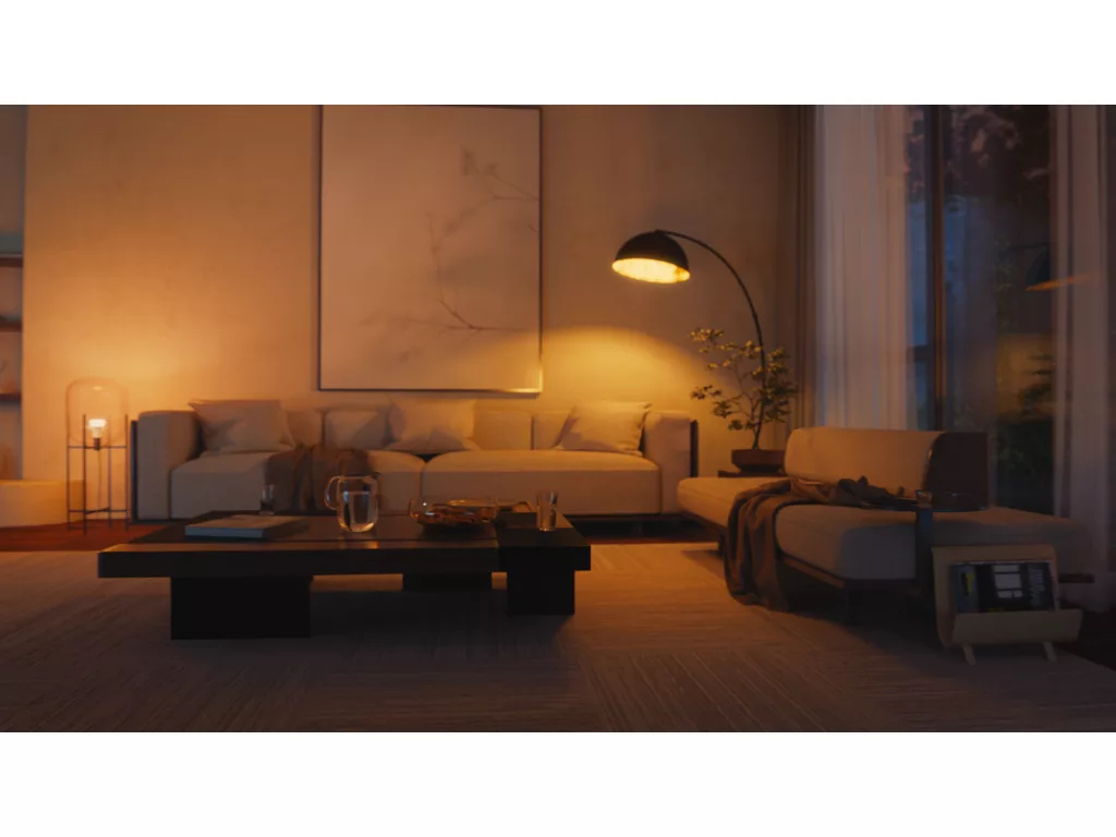 Philips LED-Leuchtmittel 929003854802 EEK D A - G Hue White Amb. E27 Warmweiß bis, Ansicht 4
