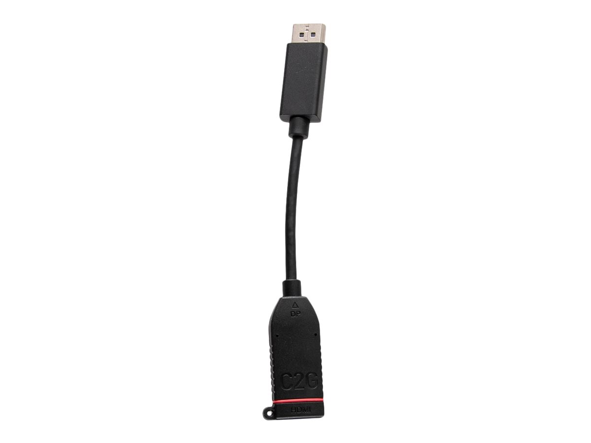 C2G 4K HDMI Dongle Adapter Ring with Mini DisplayPort DisplayPort and USB C