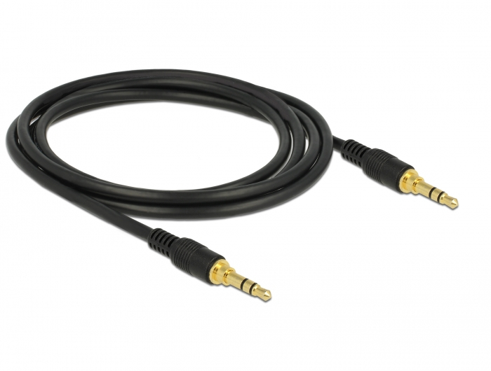 Delock Audiokabel - Stereo Mini-Klinkenstecker männlich zu Stereo Mini-Klinkenstecker männlich, Ansicht 2
