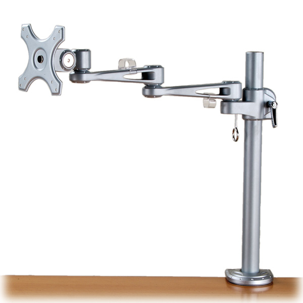 VALUE Single LCD Monitor Arm - Befestigungskit (C-Klammer, Gelenkarm mit 5 Drehpunkten), Ansicht 2