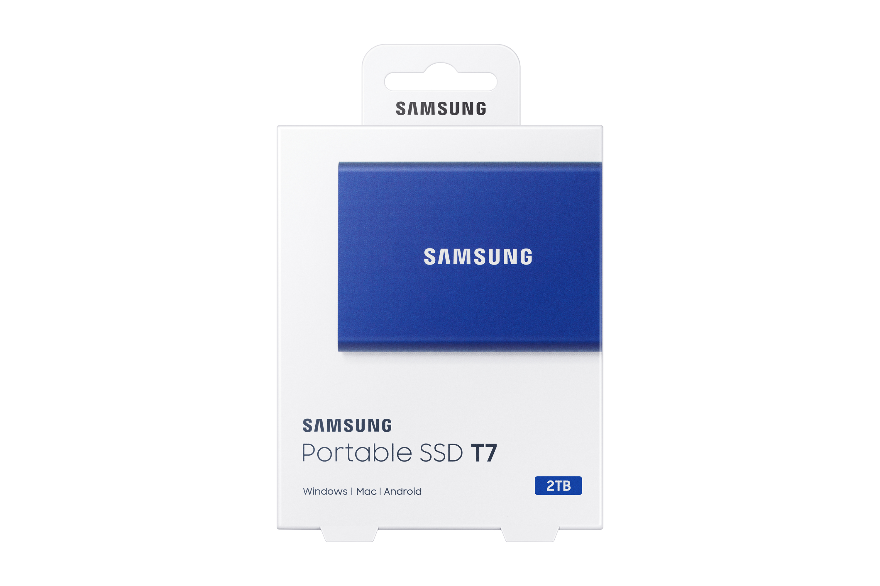 Samsung T7 MU-PC2T0H - SSD - verschlüsselt - 2 TB - extern (tragbar), Ansicht 2