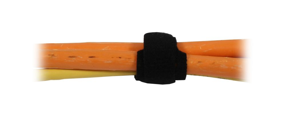 Synergy 21 S215682 - Hook & loop cable tie - Nylon - Polypropylen (PP) - Schwarz - 15 cm - 20 mm - 1 mm, Ansicht 3