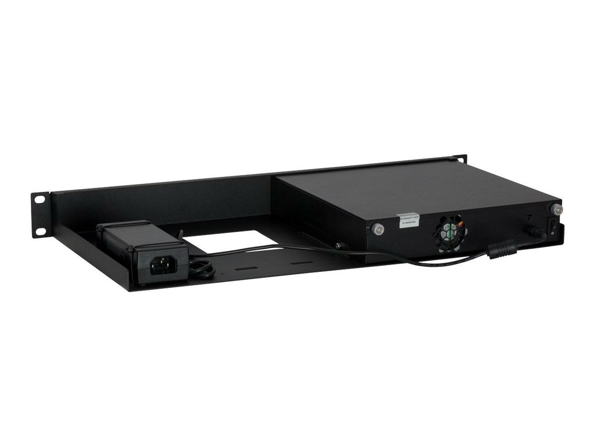 Rackmount.IT CP-RACK RM-CP-T4 - Netzwerk-Einrichtung - Rack montierbar - Jet Black, RAL 9005 - 1U - 48.3 cm (19), Ansicht 4