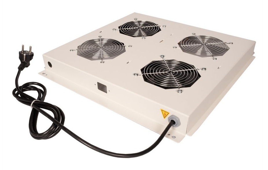ROLINE Rack - Lüfter Kit - with 2 fans - Dach - Hellgrau, RAL 7035 - 48.3 cm (19), Ansicht 2
