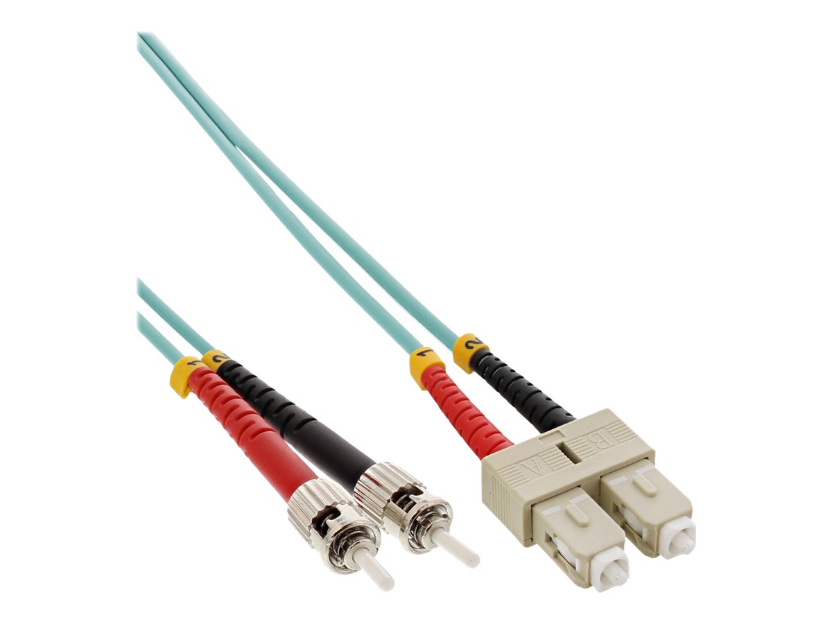 InLine - Patch-Kabel - SC multi-mode (M) zu ST multi-mode (M) - 10 m - Glasfaser - Duplex
