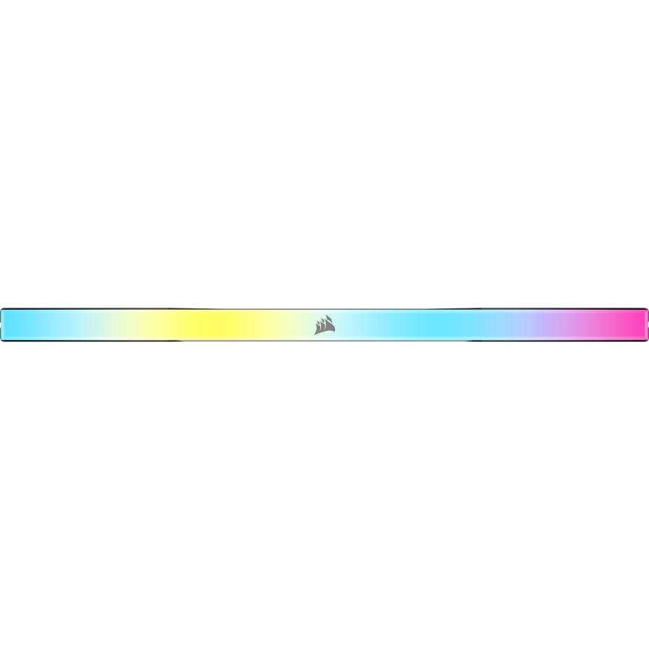 Corsair VENGEANCE RGB DDR5 5200MHz 32GB (1x32GB) Intel XMP AMD EXPO - GREY - 32 GB - DDR5, Ansicht 3