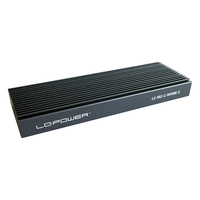 LC-Power LC-M2-C-NVME-3 - SSD-Gehäuse - M.2 - M.2 - 10 Gbit/s - USB Anschluss - Schwarz