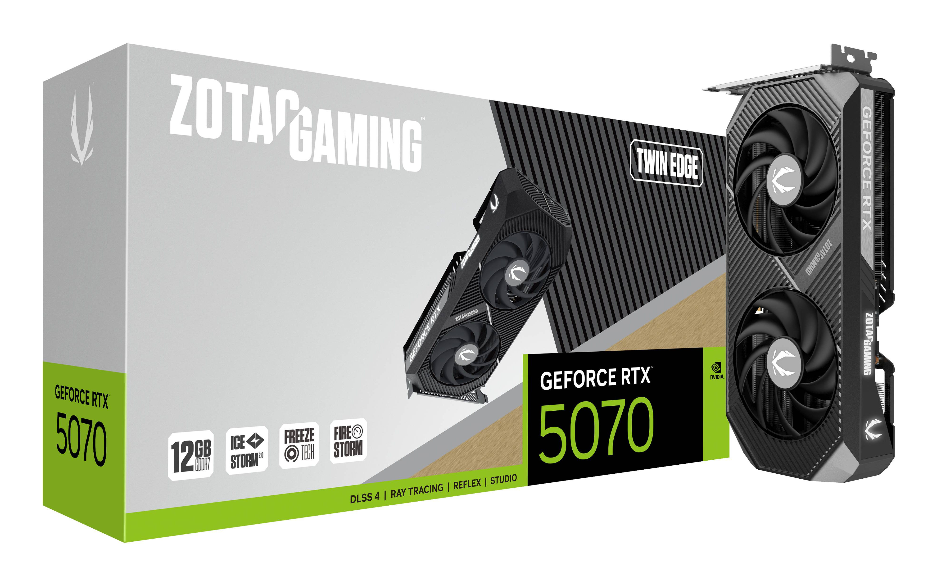 ZOTAC GAMING GeForce RTX 5070 Twin Edge - Grafikkarten, Ansicht 3