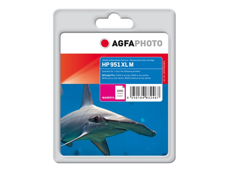 AgfaPhoto Magenta - kompatibel - Tintenpatrone (Alternative zu: HP 951XL HP CN047AE)