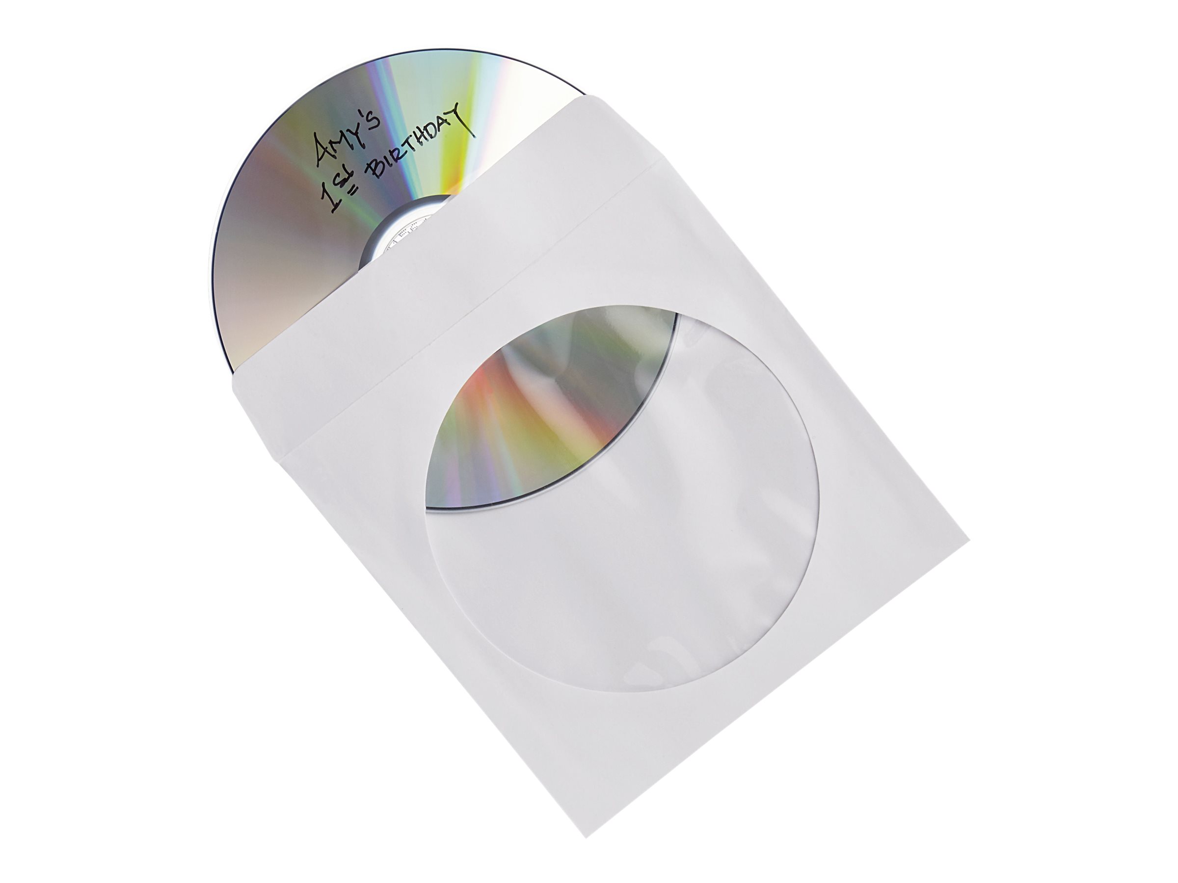 Verbatim CD-/DVD-Hülle - Kapazität: 1 CD/DVD (Packung mit 100), Ansicht 3