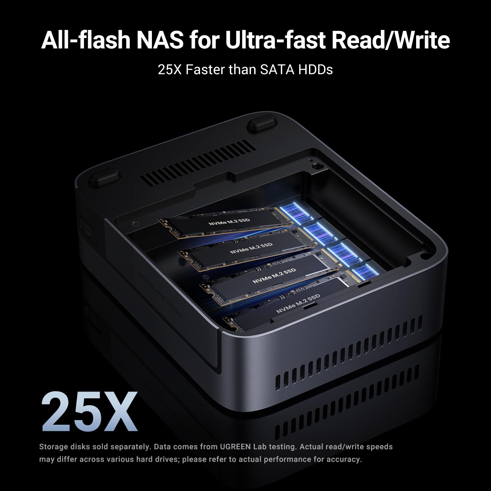 Ugreen Network Attached Storage NAS DXP480T Plus EU Diskless - Storage Server, Ansicht 2