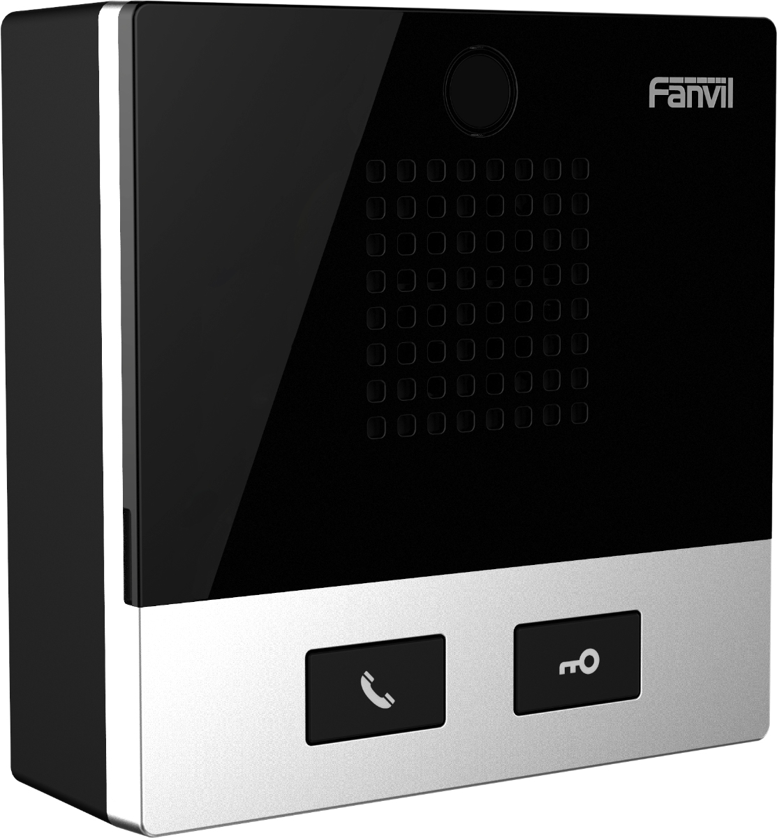 Fanvil I10SD - Schwarz - Silber - IP54 - Acrylnitril-Butadien-Styrol - Senkrecht - Schnelles Ethernet - 10,100 Mbit/s, Ansicht 2