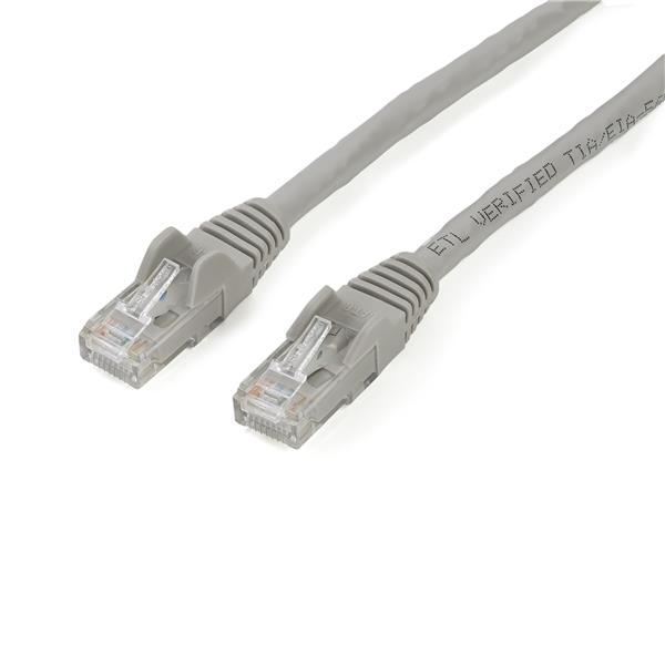 StarTech.com 2m Cat6 Gigabit Snagless Patchkabel - RJ45 UTP Netzwerkkabel - Grau, 2 m, Cat6, U/UTP (UTP), RJ-45, RJ-45, Grau