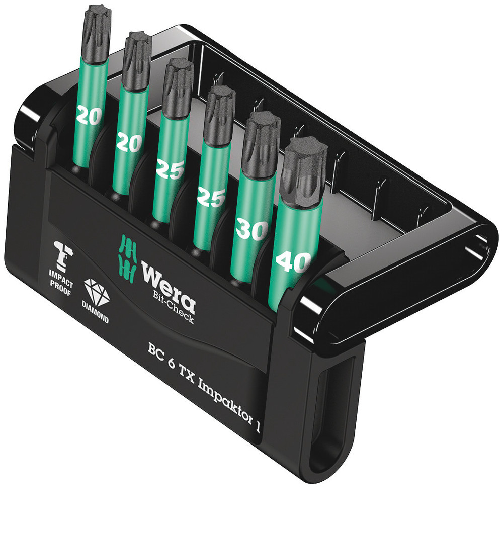 Wera Bit-Check 6 TX Impaktor 1 - Schraubenziehersatz, Ansicht 3