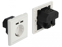 DELOCK Einbausteckdose mit 2 x USB Typ-A (11471)