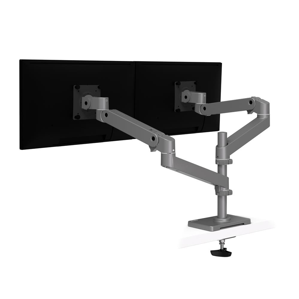 Ergotron LX Pro - Befestigungskit - für 2 LCD-Displays - Lochplatte-Montage - Aluminium - Dunkelgrau - bis zu 24 Zoll, Ansicht 2