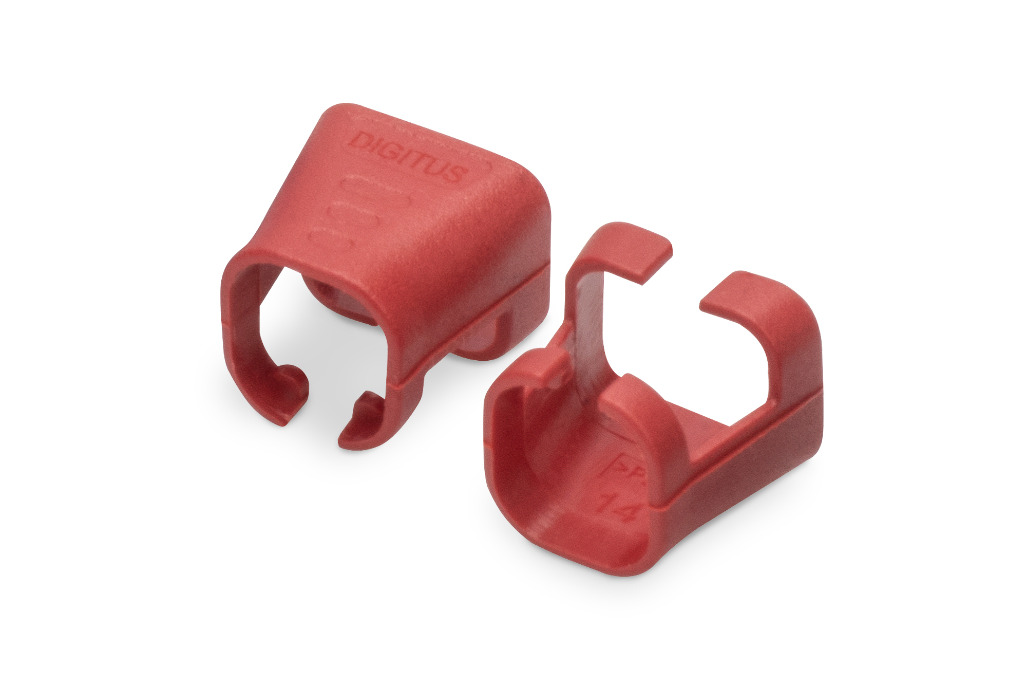DIGITUS Farbclips für Patchkabel - Rot, Ansicht 3