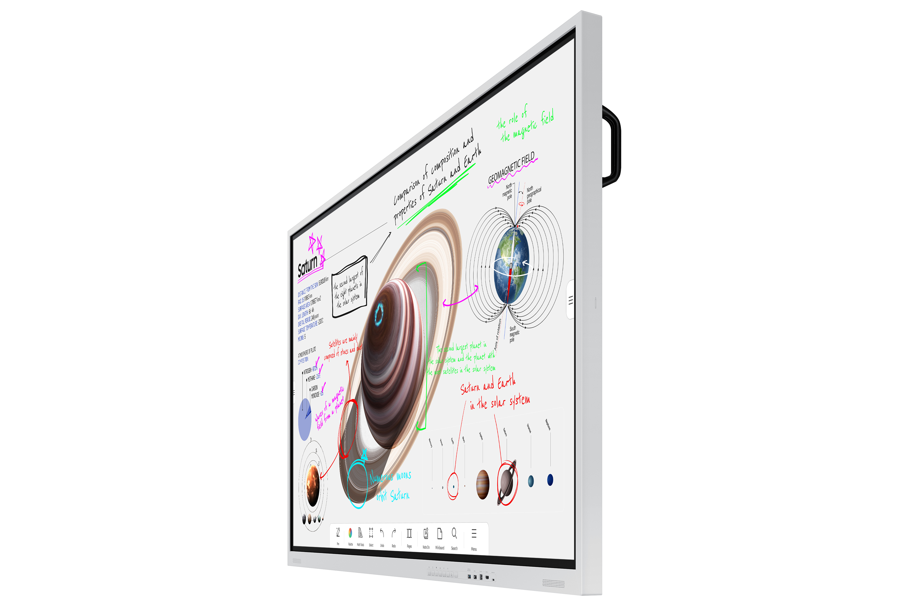 Samsung Flip Pro WM85B - 216 cm (85) Diagonalklasse WMB Series LCD-Display mit LED-Hintergrundbeleuchtung, Ansicht 3