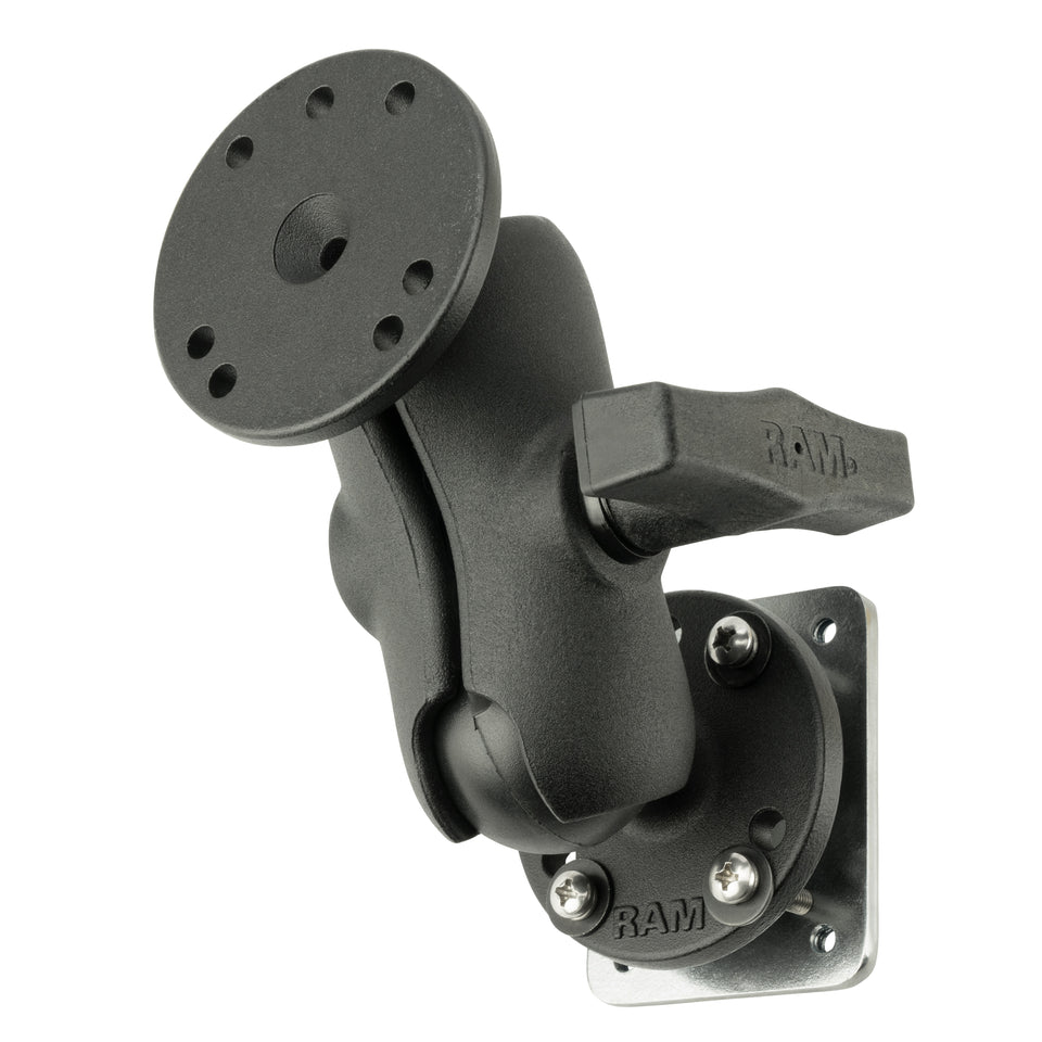 Ram Mounts RAM-101-B-225B2U - Befestigungssockel - Auto - Schwarz - Monochromatisch - Aluminium - Stahl - 521 g, Ansicht 2