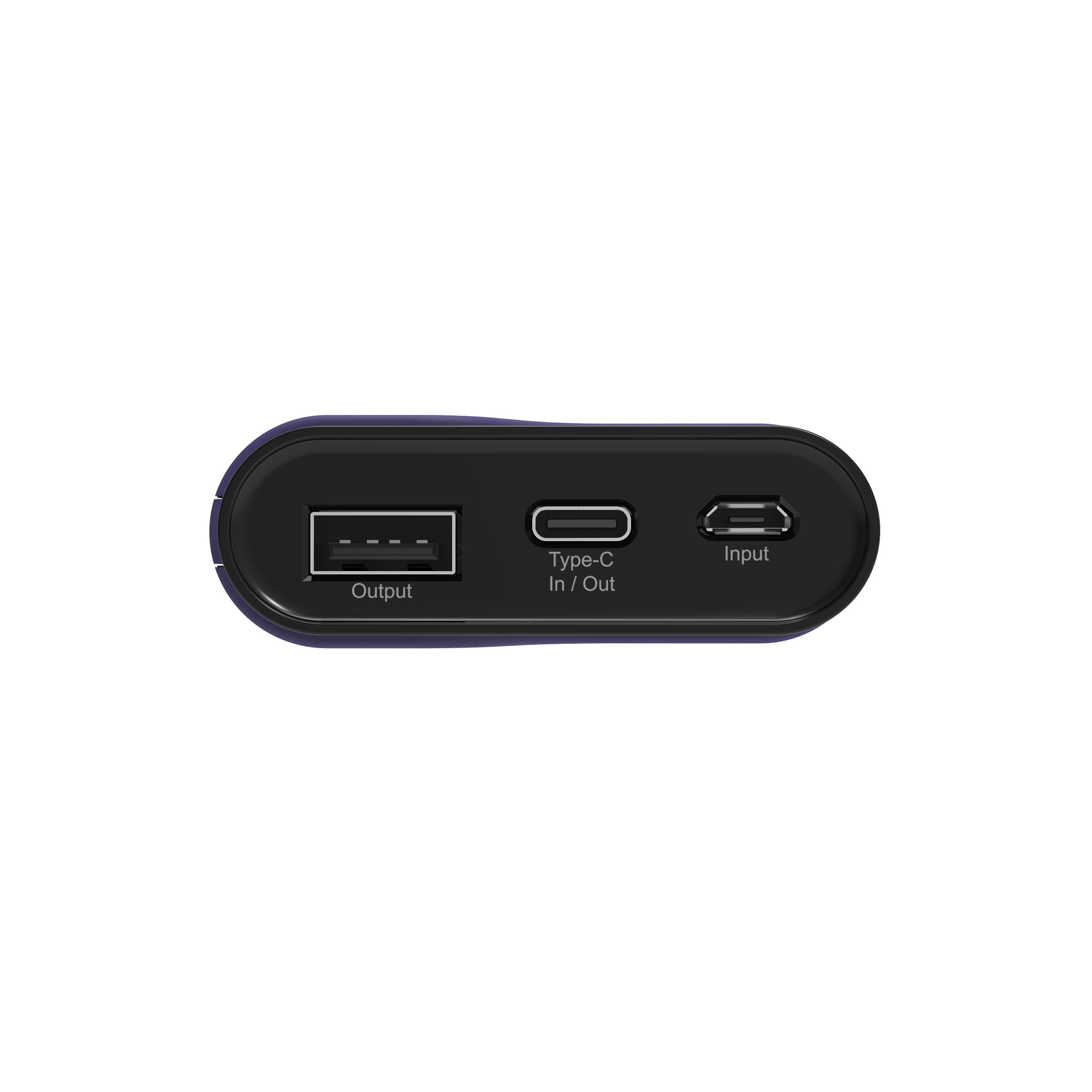 RealPower PB-7500C Navy Blue - 7500 mAh - Schwarz - Blau, Ansicht 2