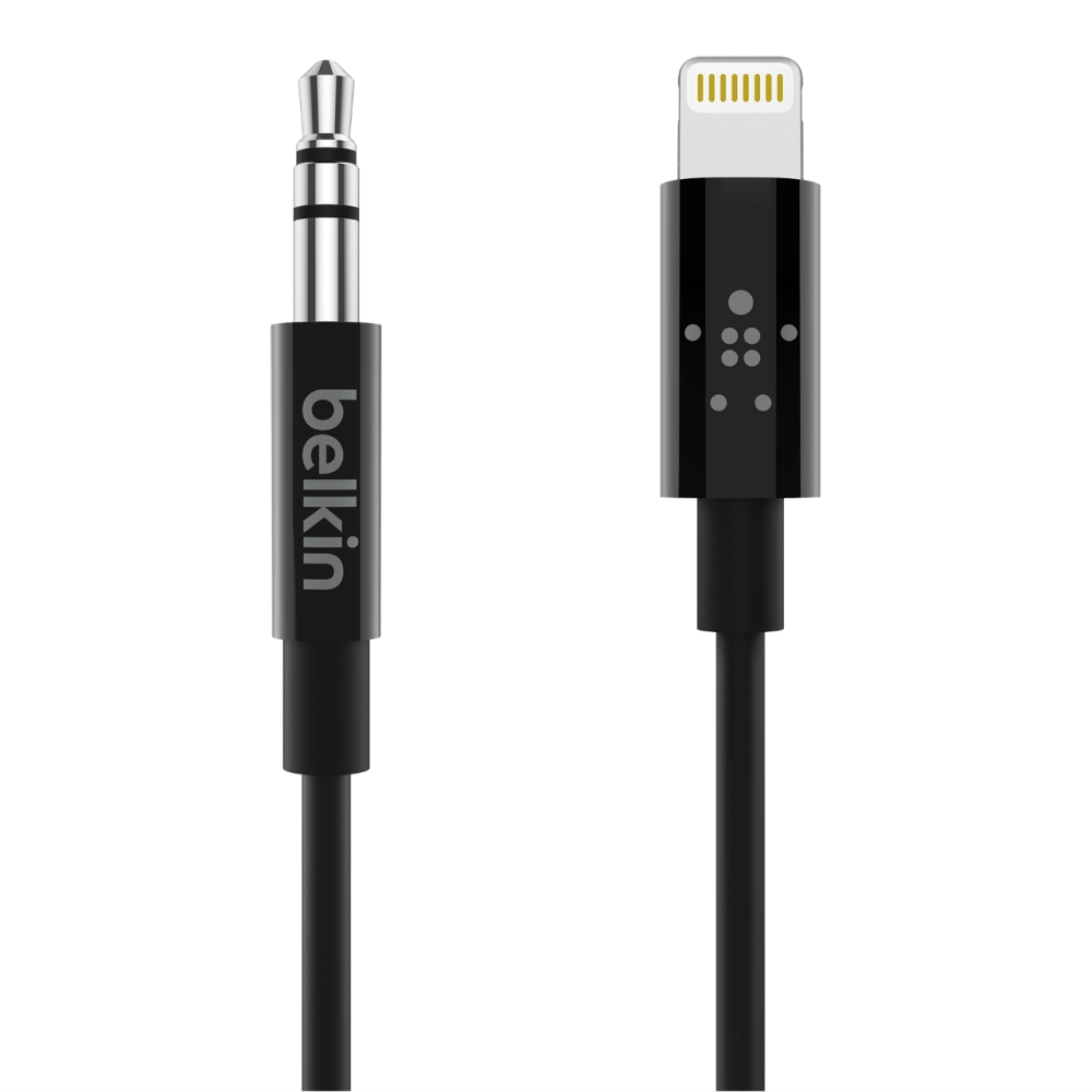 Belkin Kabel Lightning auf Kopfhöreranschluss - Lightning männlich bis Stereo Mini-Klinkenstecker männlich - 91.4 cm, Ansicht 2