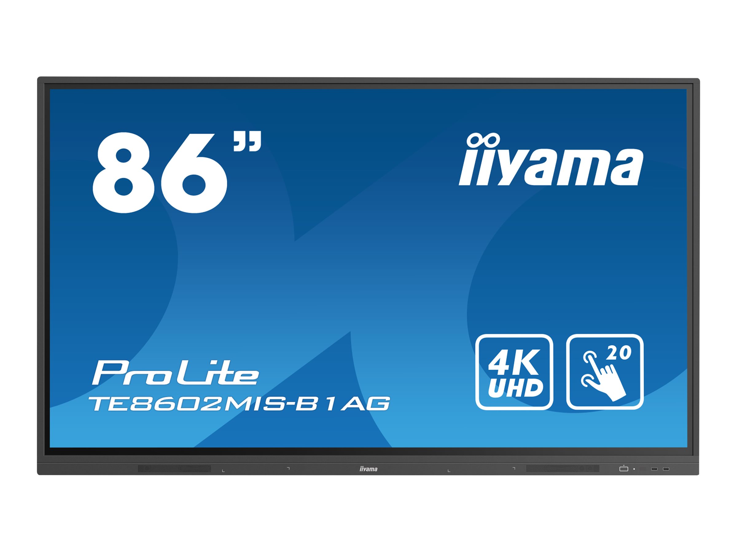iiyama ProLite TE8602MIS-B1AG, 217,4cm (85,6 Zoll), Infrarot, 4K, schwarz, Android