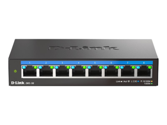 D-Link DMS 108 - Switch - unmanaged - 8 x 1010010002.5G