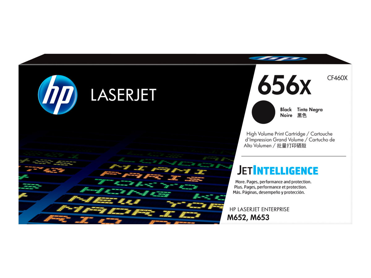 HP 656X - Hohe Ergiebigkeit - Schwarz - Original - LaserJet - Tonerpatrone (CF460X)