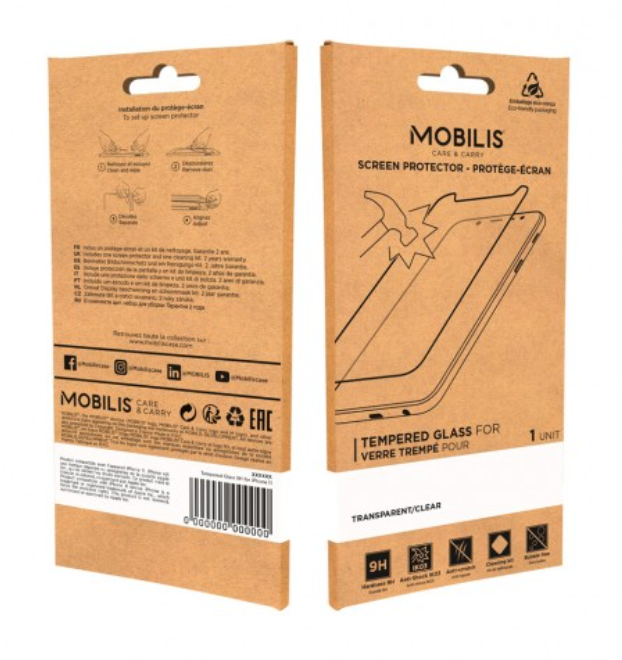 Mobilis Bildschirmschutz für Handy - 2.5D - Glas, Ansicht 2